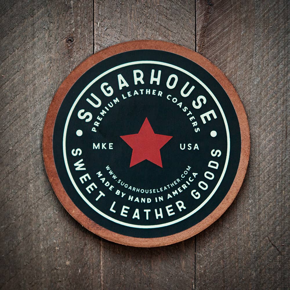 Hunt Leather Coaster