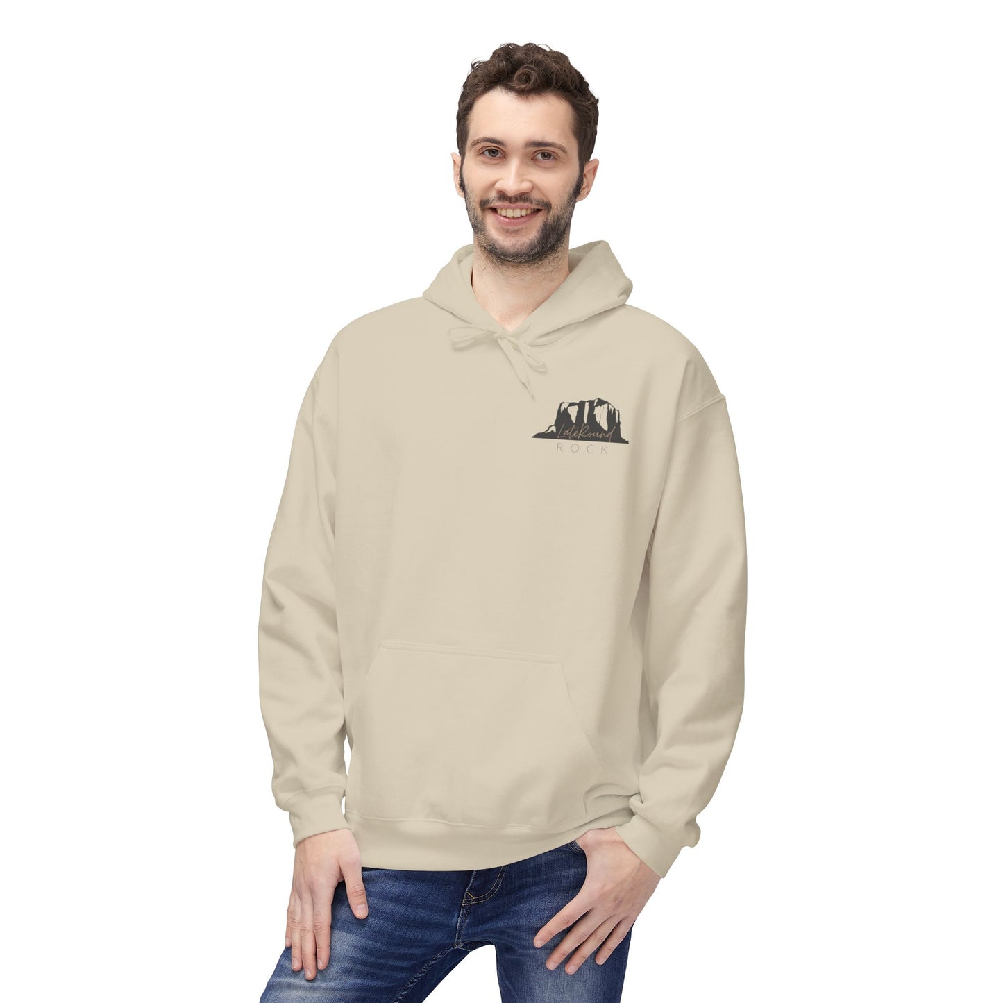 Late Round Rock branded Softstyle Fleece Hoodie