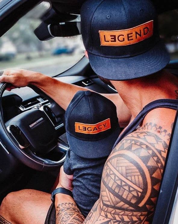 Legend + Legacy Genuine Leather Patch Hat