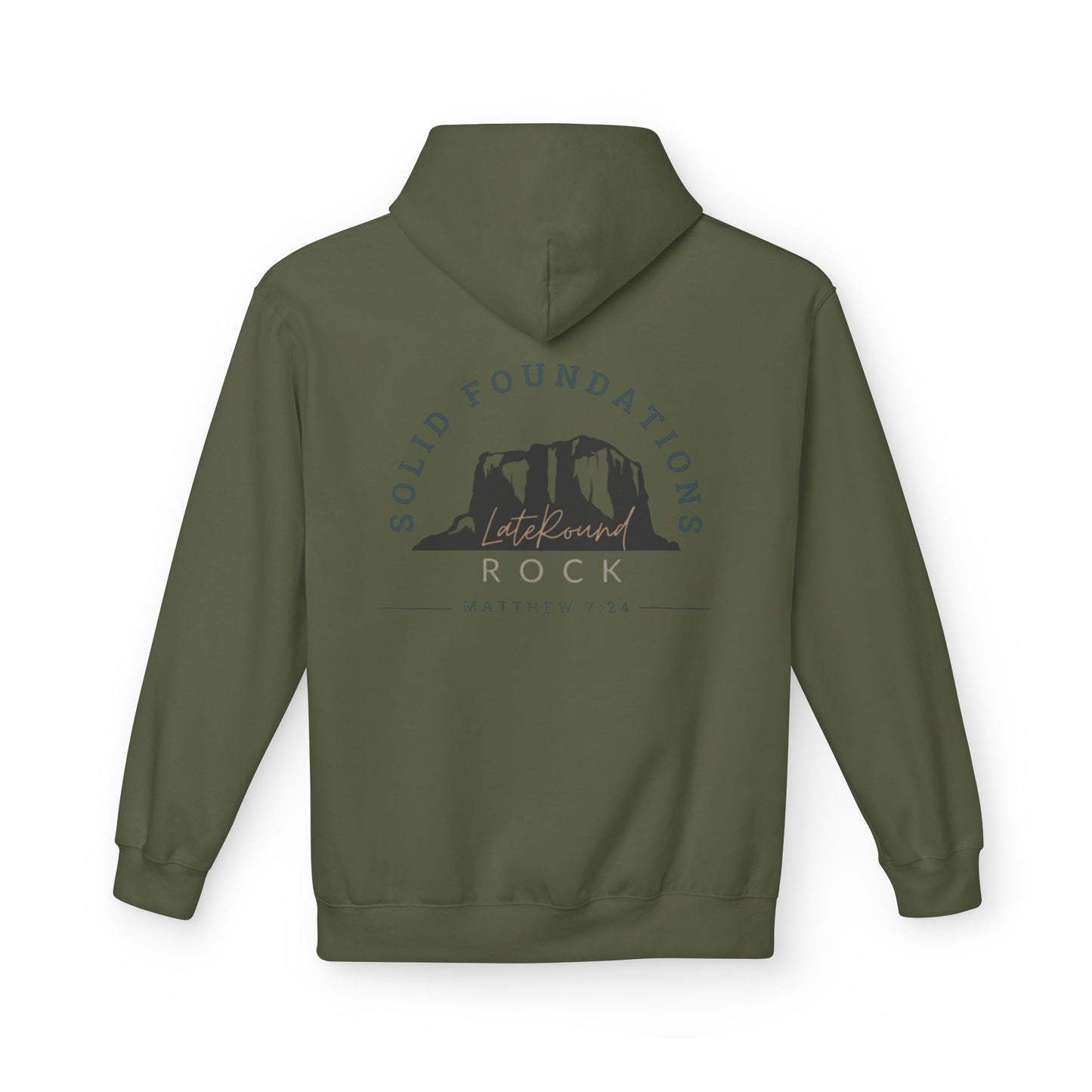 Late Round Rock branded Softstyle Fleece Hoodie
