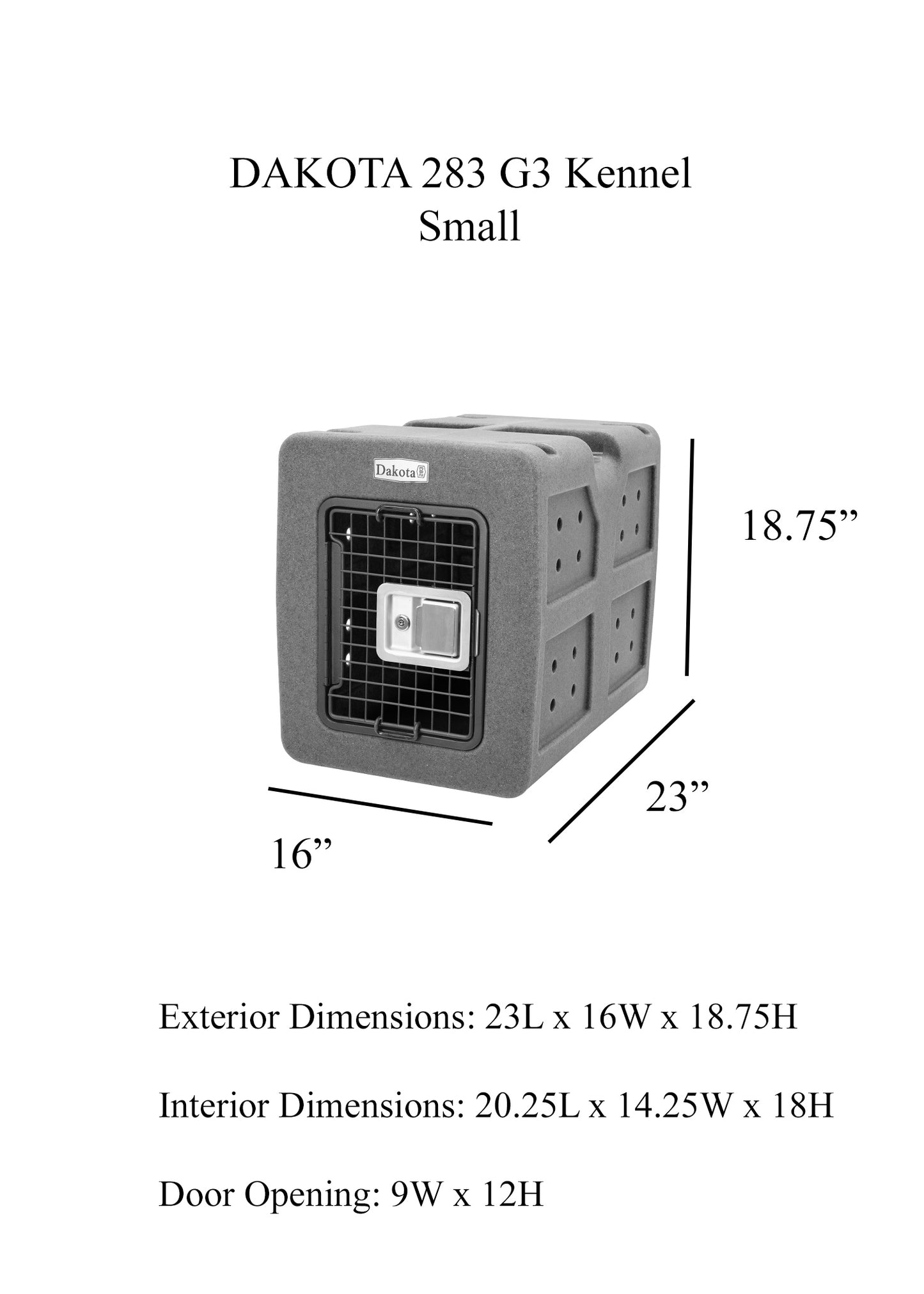 G3 Small Framed Kennel
