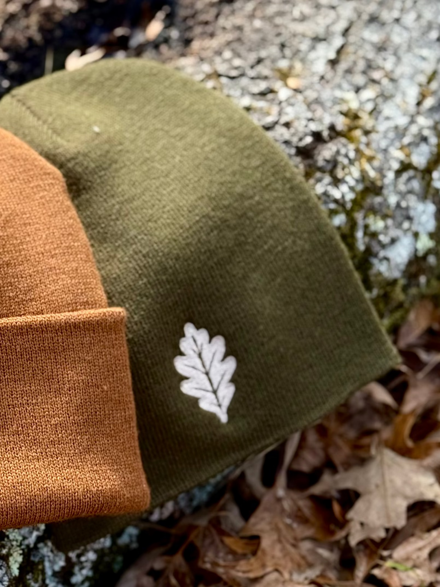 Oak Leaf Skull Cap Beanie