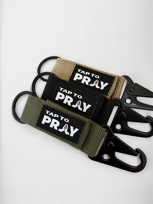 Tap To Pray™ - Tactical Carabiner Keychain