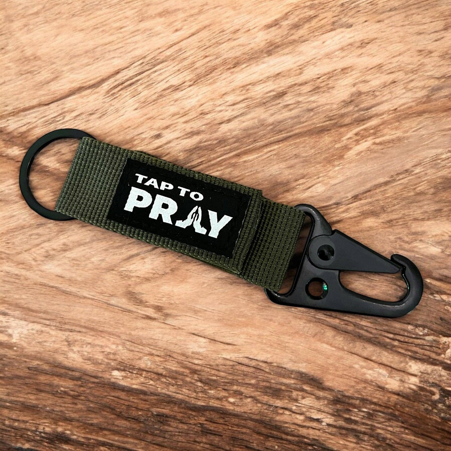 Tap To Pray™ - Tactical Carabiner Keychain