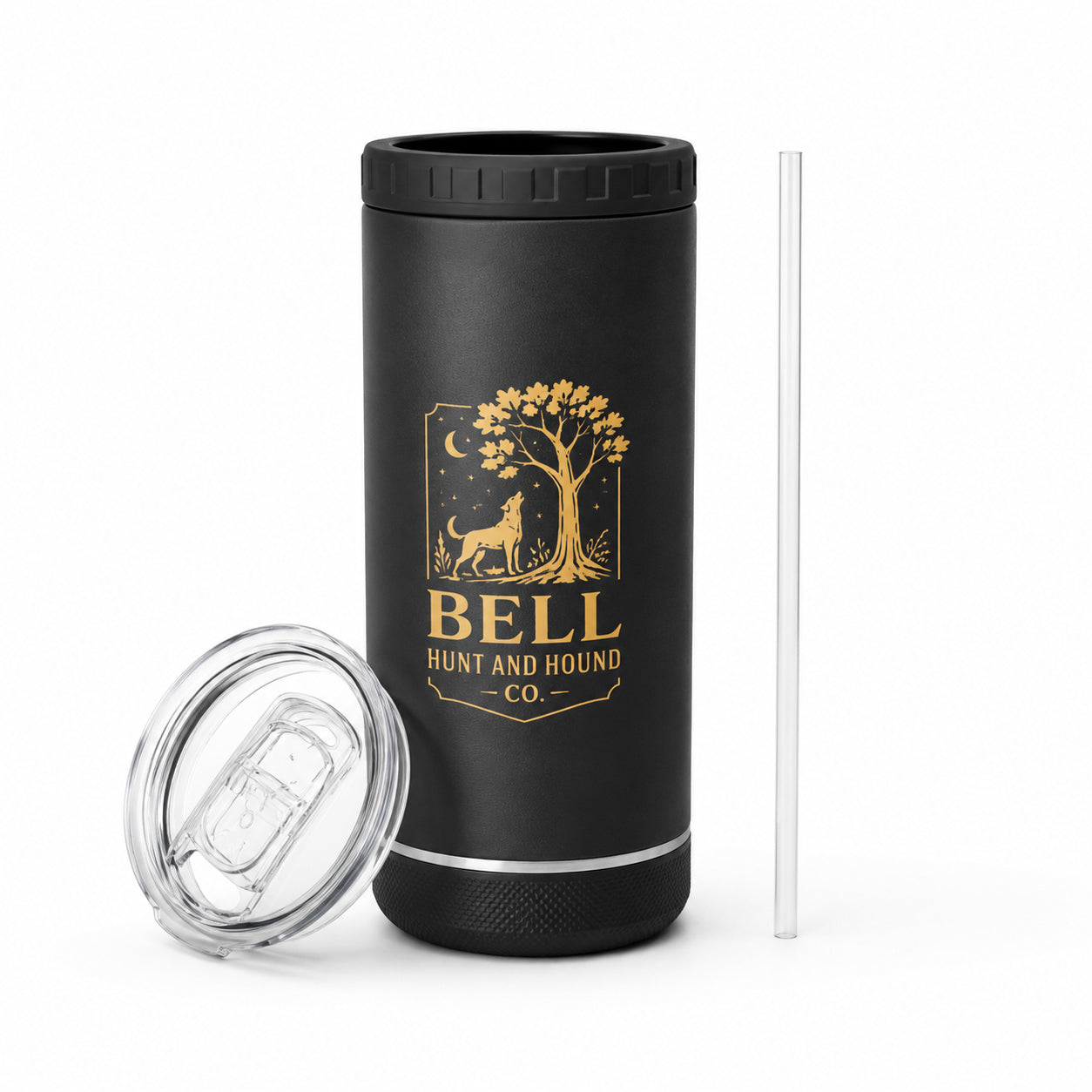 Bell Hunt and Hound POWDER COATED 4 IN 1 CAN COOLER SPEAKER TUMBLER