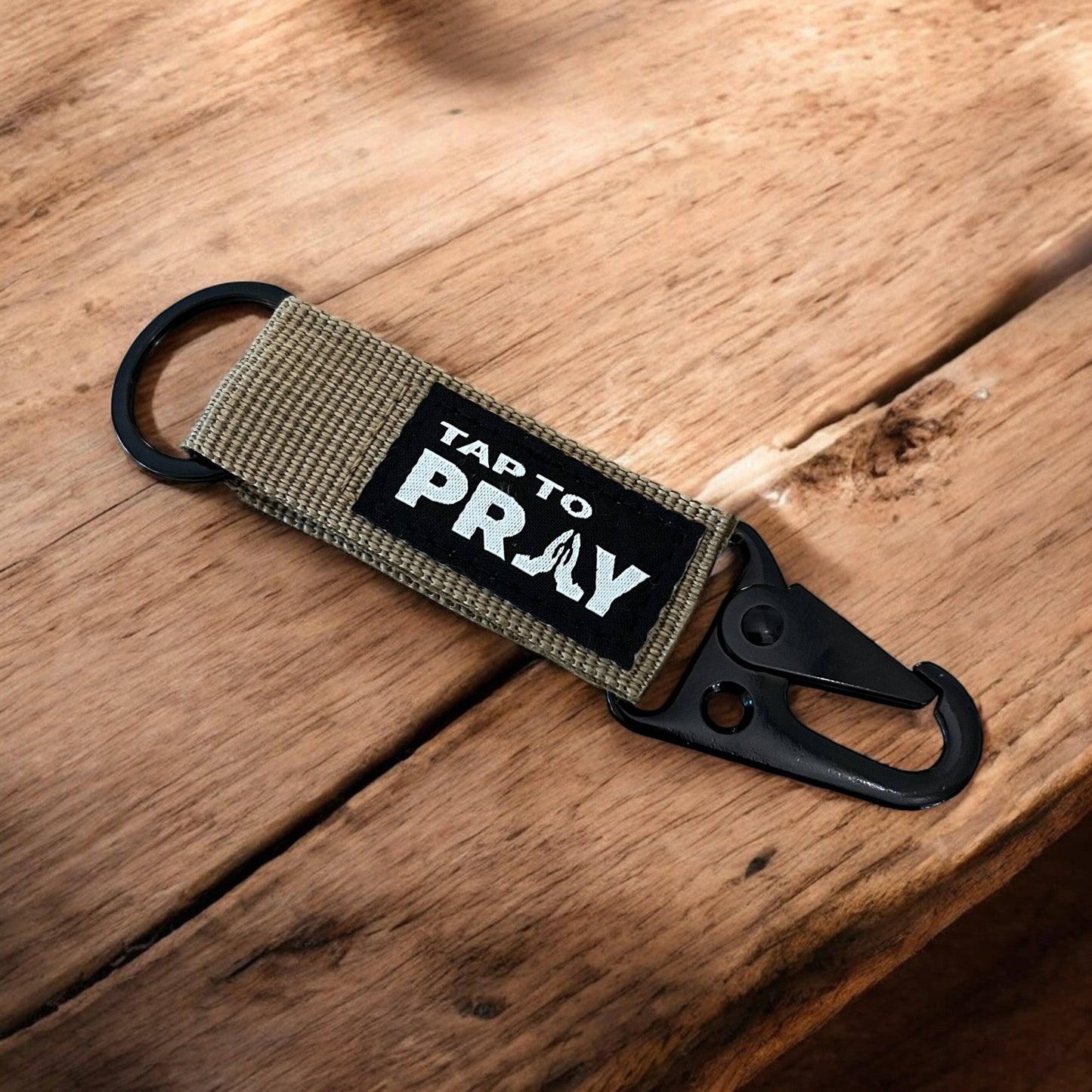 Tap To Pray™ - Tactical Carabiner Keychain