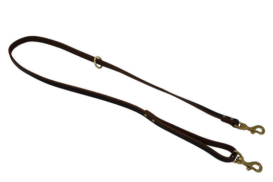 5' Leather Tree Lead - Oiled